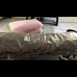 Net tulle pink and brown